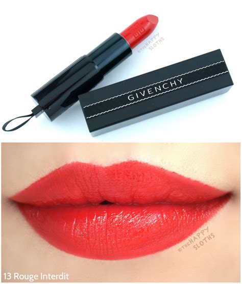 givenchy rouge interdit satin lipstick 62|givenchy rouge interdit temptation black.